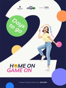 Poster đếm ngược sự kiện Kick Off The Cityon tại Vinpearl Theatre Ocean City, diễn ra ngày 29/9/2026
