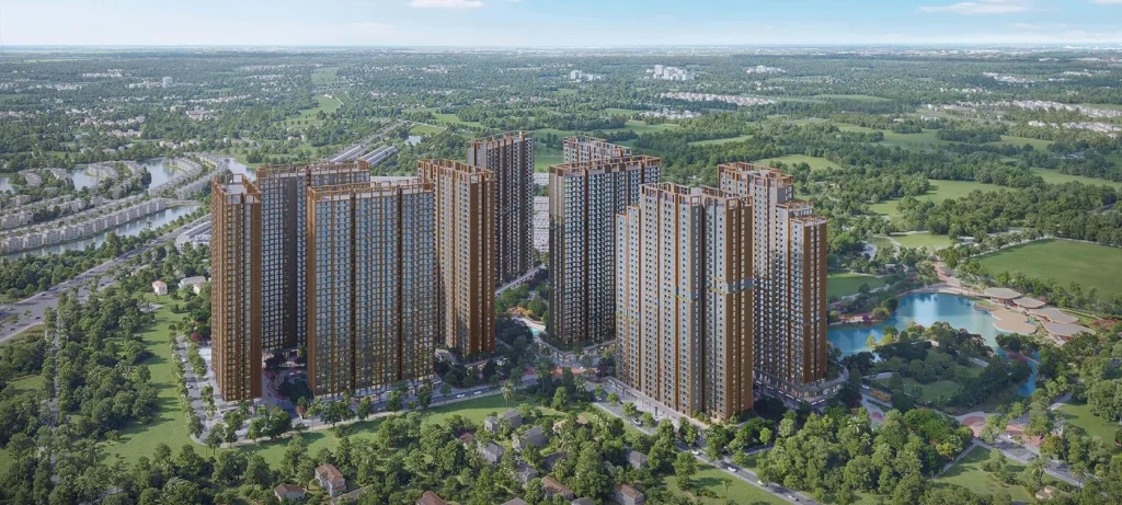 Toàn cảnh trong tổ hợp Imperia Ocean City giữa đại đô thị Ocean City